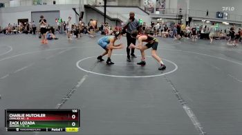 106 lbs Placement (4 Team) - Charlie Mutchler, Cavalier WC vs Zack Lozada, Division-1 TC