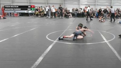 60 lbs Round 3 (4 Team) - Tyson Malcolm, Shamrock WC vs Bronxten Parrish, Contenders WA Green