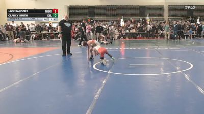 61 lbs Rr Rnd 5 - Jack Sanders, Mat Assassins White - ESE vs Clancy Smith, ICWL Bruisers Elite - ESE