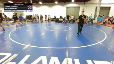 115 lbs Kellan Crowell, New Jersey vs Drake Wisvary, Idaho