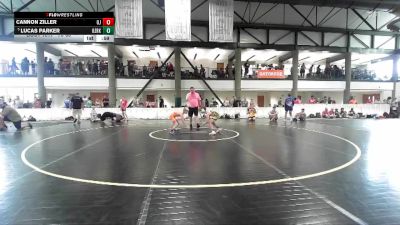 76-85 lbs Quarterfinal - Lucas Parker, TJ Trained Wrestling vs Cannon Ziller, Oregon JHS