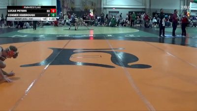 141 lbs Champ. Round 2 - Lucas Peters, Indiana vs Conner Kimbrough, Indiana Tech
