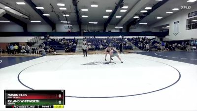 197 lbs Semifinal - Ryland Whitworth, USMAPS vs Mason Ellis, Unattached