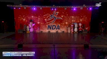 Dance Dynamics - Mia Bailey [2025 Tiny - Solo - Jazz Day 1] 2025 NDA Houston Regional