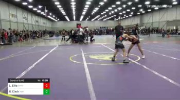 88 lbs Consolation - Legend Ellis, Okwa vs Garrett Clark, War Wrestling