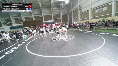 285 lbs Quarterfinal - Samuel Tanner, Green Canyon Wrestling Club vs Nathan Holladay, Charger Wrestling Club