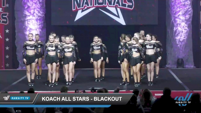 Koach All Stars Blackout 2022 L3 Senior D2 Medium Day 1 2022 Jamfest Cheer Super Nationals 