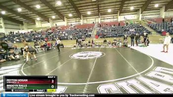 97 lbs Round 2 (4 Team) - Peyton Hogan, Utah Gold vs BREIDYN RALLS, West Coast Riders