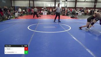 125 lbs Quarterfinal - Jason Seda, Elite vs Anthony Lavezzola, RedNose