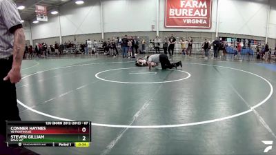 67 lbs 5th Place Match - Steven Gilliam, Nova WC vs Conner Haynes, VB FIGHTHOUSE