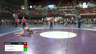 90 lbs Semifinal - Caleb Poe-Hatten, Flathead Valley Wrestling Club vs Tanner Laslovich, Summit Wrestling Club