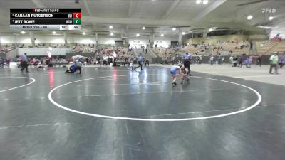 60 lbs Cons. Round 2 - Jett Rowe, Higher Calling Wrestling vs Canaan Rutgerson, Wildcats Wrestling