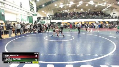 95 lbs Cons. Round 3 - Lincoln Bastian, East Valley vs Sean Winston, Heritage