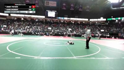 55 lbs Cons. Round 2 - Gabe Diemert, WSW1 vs Jimmy Peters, HHY1
