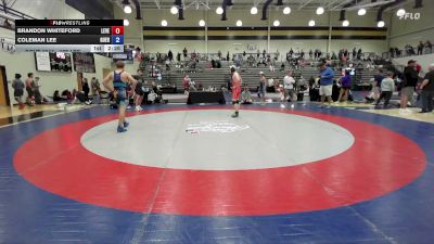 165 lbs Consi Of 4 - Brandon Whiteford, Level Up Wrestling Center vs Coleman Lee, Guerrilla Wrestling Academy