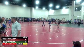 115 lbs Round 6 (8 Team) - Addisyn Darling, Nebraska Black Widows vs Vivanna Caullett, Wellington