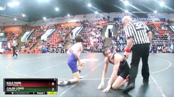 113 lbs Quarterfinals (8 Team) - Kale Parr, Three Rivers vs Caleb Lewis, Greenville