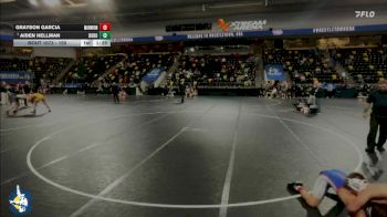 150 lbs 19th Place Match - Grayson Garcia, Aurora (Marmion Academy) vs Aiden Hellman, Don Bosco