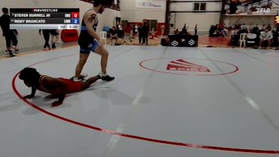 97 kg Cons. Round 2 - Steven Burrell Jr, Cavalier Wrestling Club vs Remy Brancato, Lehigh Valley Wrestling RTC