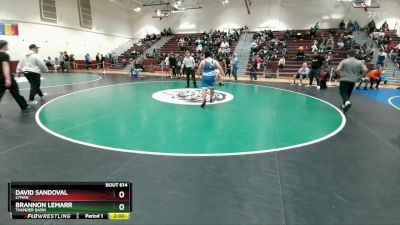 285 lbs Quarterfinal - Brannon LeMarr, Thunder Basin vs David Sandoval, Lyman