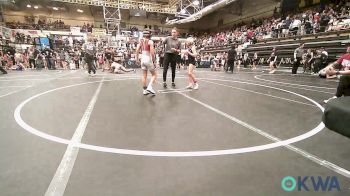 70 lbs Rr Rnd 2 - Savannah Van Dusen, Tecumseh Youth Wrestling vs Aspyn Marple, Tuttle Wrestling