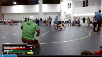 82 lbs 3rd Place Match - Barak Roy, Unattached vs Carlos Rodriguez-de Cespedes, Miami Wrestling Club