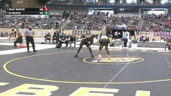 190 lbs 3rd Place Match - Riley Burton, Fern Creek vs DJ Wilson, Paducah Tilghman