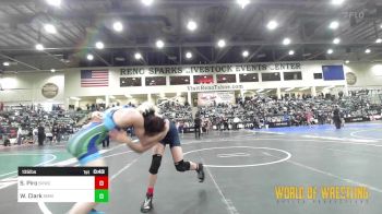 135 lbs Consi Of 32 #1 - Samuel Piro, Sunnyvale Wrestling Club vs Wesley Clark, South Medford Mat Club