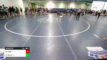 60 lbs Semifinal - Johnathan Thompson, IA vs Cash Mcclurg, CA