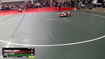 155 lbs Quarterfinal - Joey Allery, Bemidji vs Marshall Hernke, Cannon Falls Mat Rats