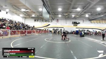 150 lbs Quarterfinal - Stephen Seymour, Hollister vs Ethan Parco, Los Gatos