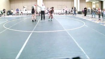 144 lbs Quarterfinal - Kameryn Newton, Cvbjj vs Micah Farrar, Gold Rush Wr Ac