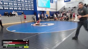 145 lbs Round 5 - Ethan Hong, Maple Grove vs Mason Freeman, Elk River