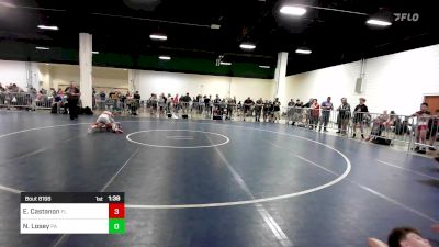 95 lbs Round Of 32 - Elijah Castanon, FL vs Noah Losey, PA