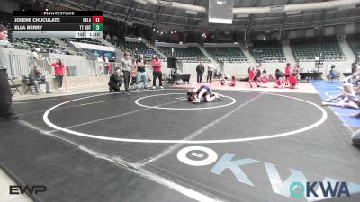 61 lbs Rr Rnd 3 - Jolene Chuculate, Oklahoma Supergirls 9U vs Ella Berry, Team Tulsa NDT
