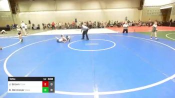 52 lbs Rr Rnd 1 - Jaxsen Brown, Team Diamond Fish Elem vs Dallas Donmoyer, Kraken