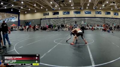 92 lbs Round 5 (8 Team) - Brady Sher, PitBull Terps vs Bridger Clemons, Richmond WC