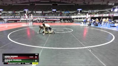 165 lbs Finals (2 Team) - Aiden Riggins, Iowa State vs Enrique Munguia, Rider