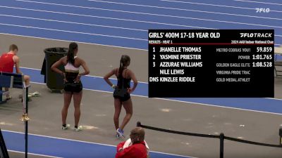 Youth Girls' 400m, Prelims 1 - Age 17-18