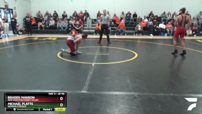 JV-10 lbs Round 2 - Michael Platts, Newman Catholic vs Braden Manson, New Hampton/Turkey Valley