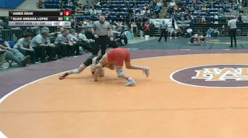 3 - 126 lbs Cons. Semi - Elias Arbaiza Lopez, Rocktown High School vs James Dean, Lord Botetourt