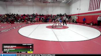 125 lbs Champ. Round 1 - Evelyn Scott, Deer Park vs Marlee Beegle, River View (Girls)