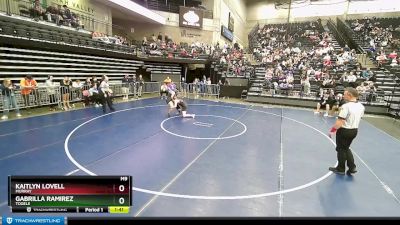 4A 130 lbs Cons. Round 2 - Kaitlyn Lovell, Murray vs Gabrilla Ramirez, Tooele