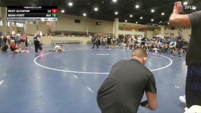 120 lbs 6th Wrestleback (32 Team) - Noah Hyatt, BRAWL Black vs Riley Alcantar, Team Shutt Weston