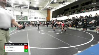 190 lbs Cons. Round 4 - Noah Ponce, Redondo Union vs Edwin Vasquez, Villa Park