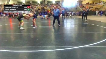115 lbs Quarterfinal - Gray Thurman, Minion Training Center vs Lincoln Fawcett, Blackman Wrestling Club