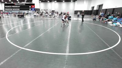 106 lbs Franco Pressley, South Carolina vs Preston Wooten, Arkansas