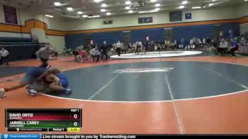 285 lbs Quarterfinal - David Ortiz, Elmhurst vs Jarrell Carey, Concordia