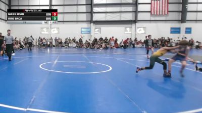 70 lbs Round 4 (6 Team) - Rito Baca, GREAT BRIDGE WRESTLING CLUB vs Maxx Irvin, EASTERN CAROLINA WRESTLING ACADEMY