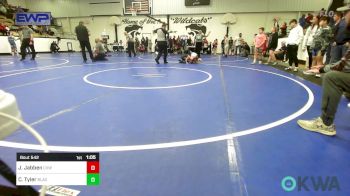 61 lbs Final - Jake Jabben, Caney Valley Wrestling vs CJ Tyler, Black Fox Wrestling Club